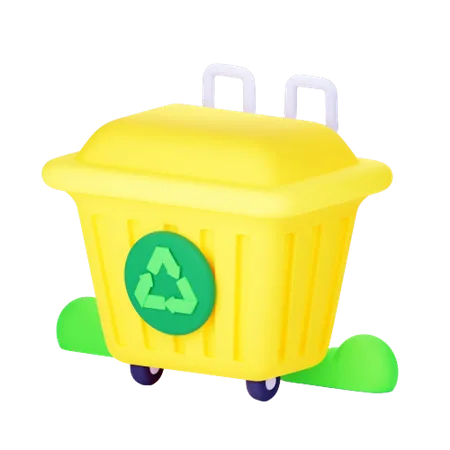 Recycling Bin  3D Icon