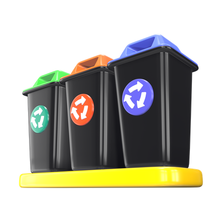 Recycling Bin  3D Icon