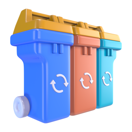 Recycling Bin  3D Icon