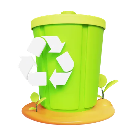 Ecological Enviromental Green 3 D Illustrations 3D Icon