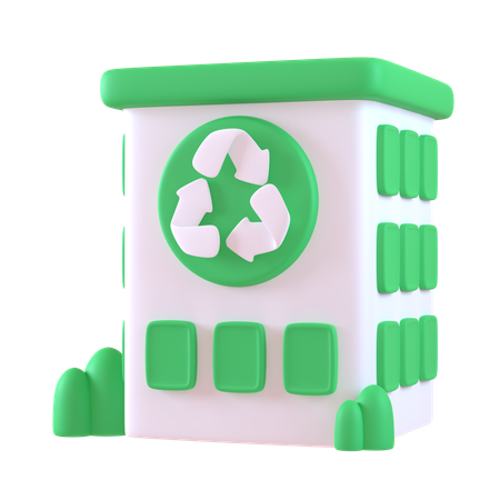 Recycling-Büro  3D Icon