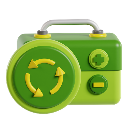 Recycling Energy  3D Icon