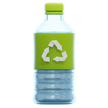 Recycling-Flasche  3D Icon