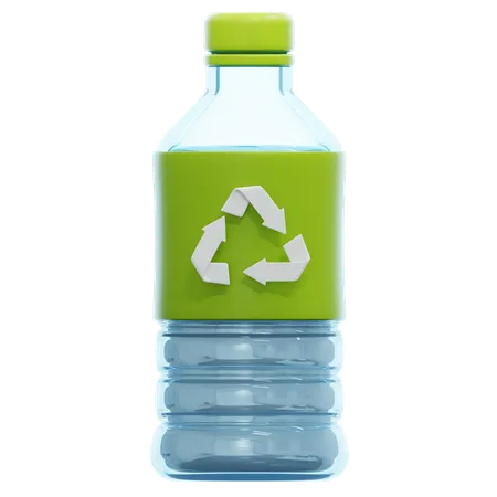 Recycling-Flasche  3D Icon