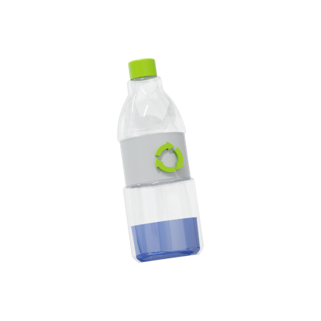 Recycling-Flasche  3D Illustration