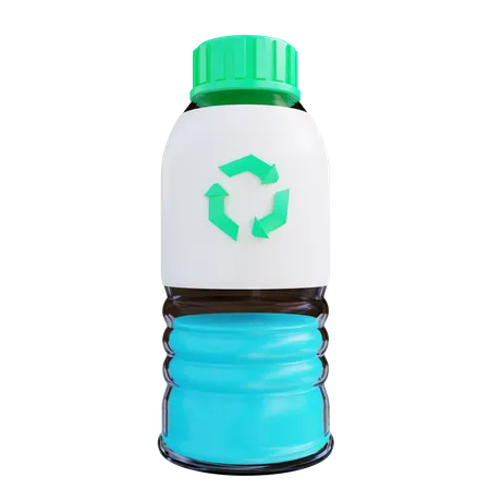 Recycling-Flasche  3D Icon