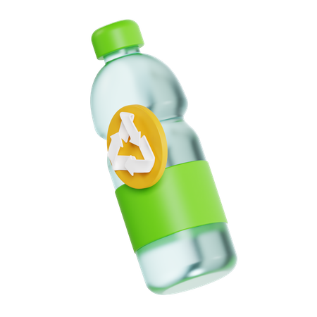Recycling-Flasche  3D Icon