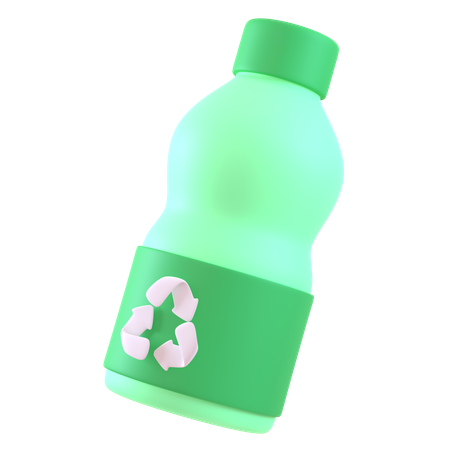 Recycling-Flasche  3D Icon