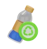 Recycling-Flasche