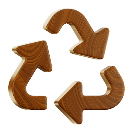 Recycling-Pfeil  3D Icon