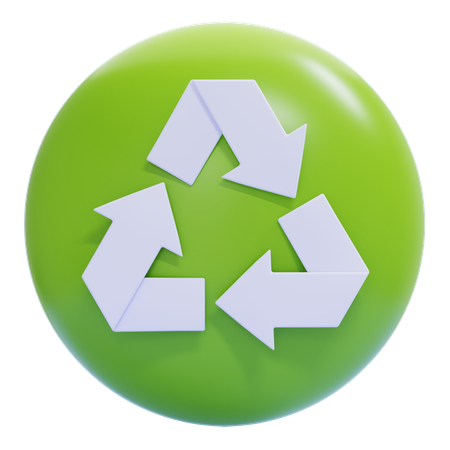 Recycling Symbol  3D Icon