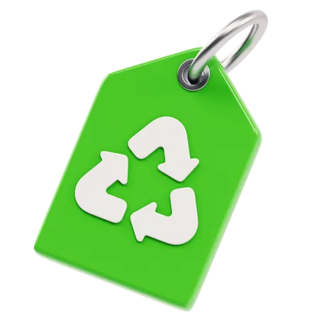 Recycling Tag  3D Icon
