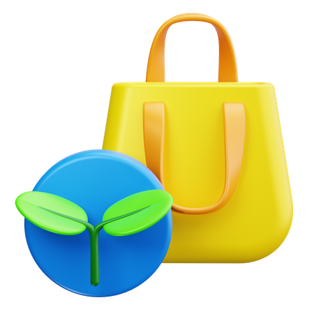 Recycelte Tasche  3D Icon