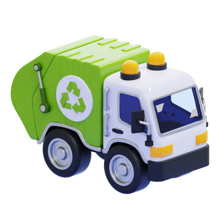 Recycling Truck  3D Icon