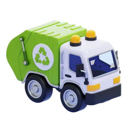 Recycling Truck  3D Icon