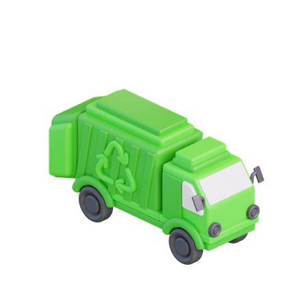 Recycling Truck  3D Icon
