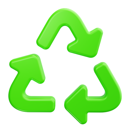 Recycling-Zeichen  3D Icon