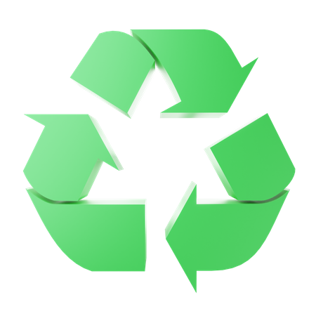 Recycling-Zeichen  3D Icon