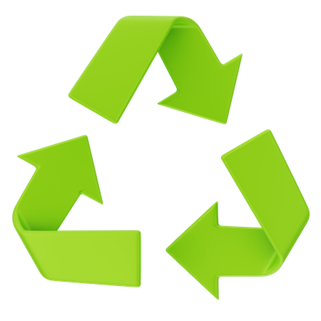 Recycling-Zeichen  3D Icon