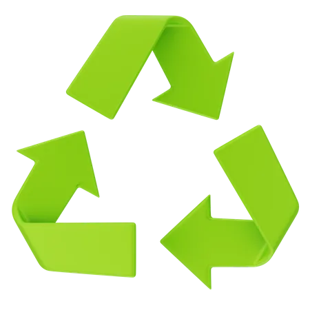 Recycling-Zeichen  3D Icon