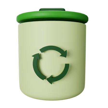 Recyle Bin  3D Icon