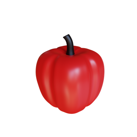 Red  3D Icon