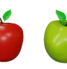 Red and Green Apple