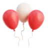 Red And White Balloon