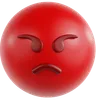 Red Angry Face