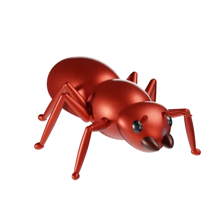Red Ant  3D Icon
