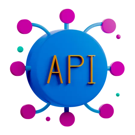 Red API  3D Icon