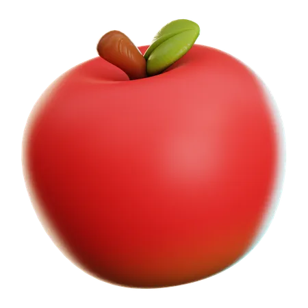 Red Apple  3D Icon