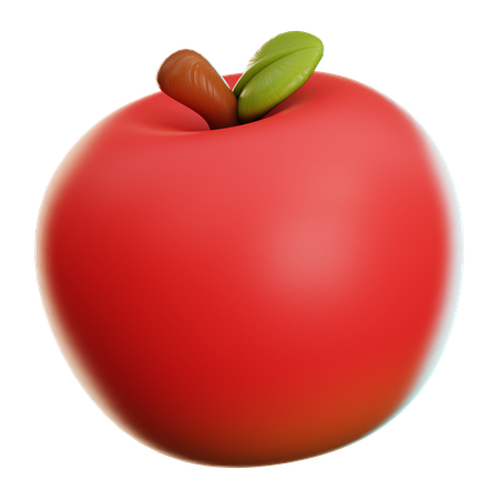 Red Apple  3D Icon