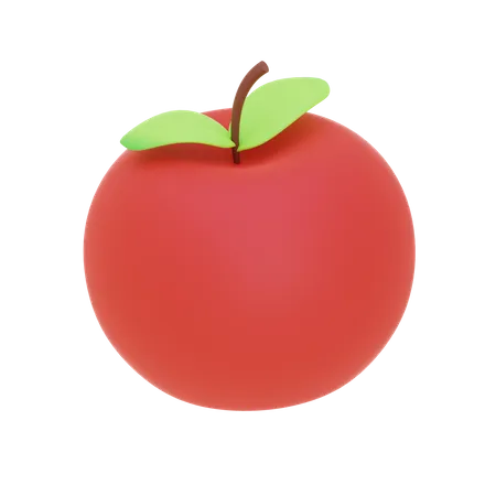 Red Apple  3D Icon