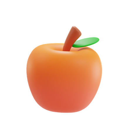 Red Apple  3D Icon