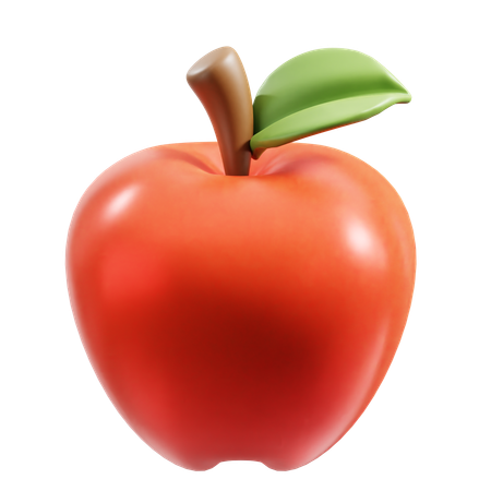 Red Apple  3D Icon