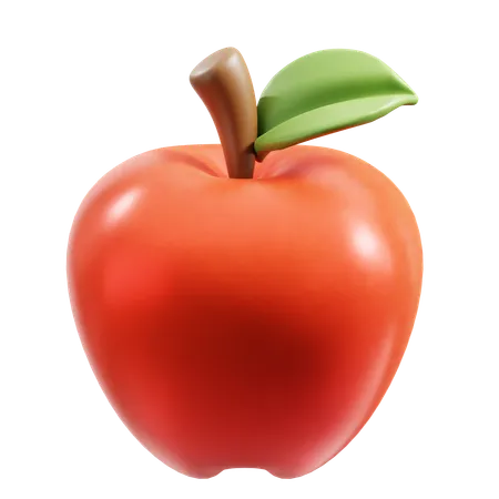 Red Apple  3D Icon