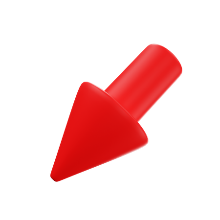 Red Arrow  3D Illustration