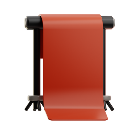 Red Backdrop for Photography  3D Icon