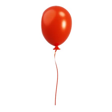 Red Balloon  3D Icon