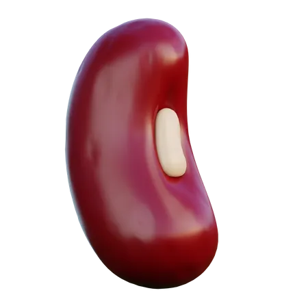 Red Bean  3D Icon