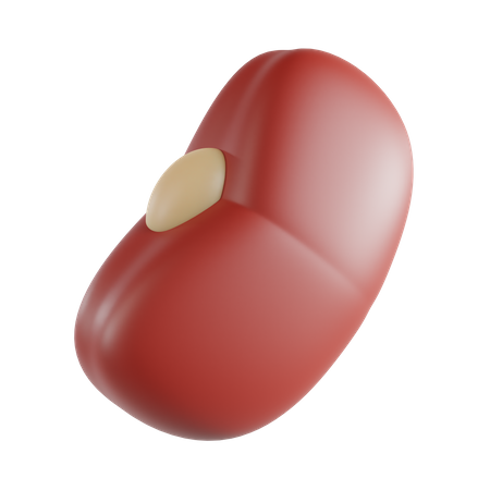 Red Bean  3D Icon