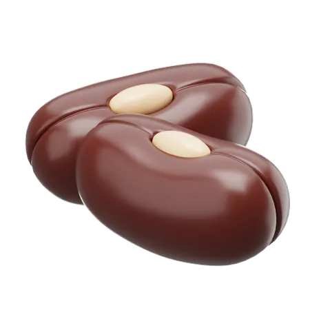 Red Bean  3D Icon