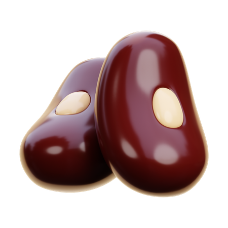 Red Beans  3D Icon