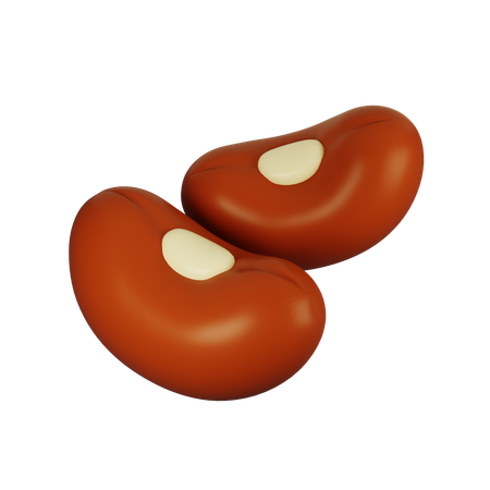 Red Beans  3D Icon