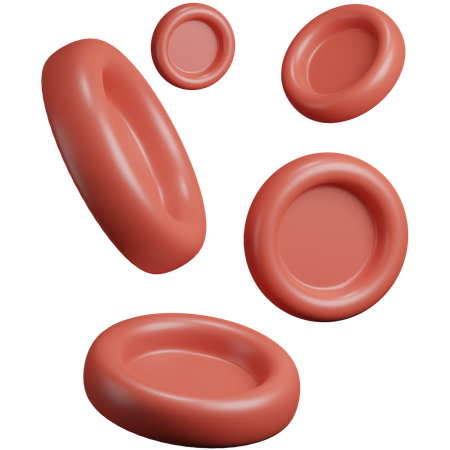 Red Blood Cells  3D Icon