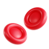red blood cells 3d logos