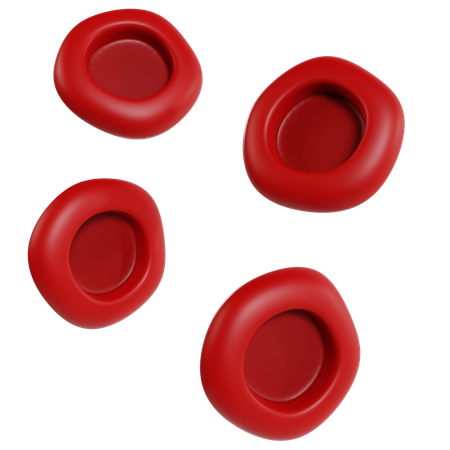 Red Blood Cells In Blender  3D Icon