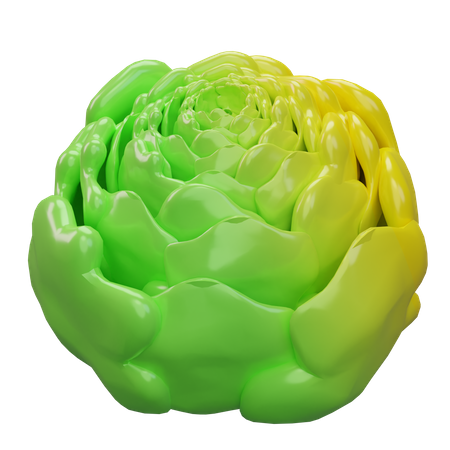 Red Cabbage  3D Icon