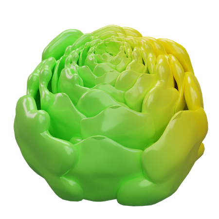 Red Cabbage  3D Icon